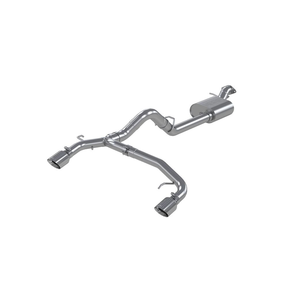 Aluminized Steel, 3" Cat-Back, 2.5" Dual Split Rear Exit