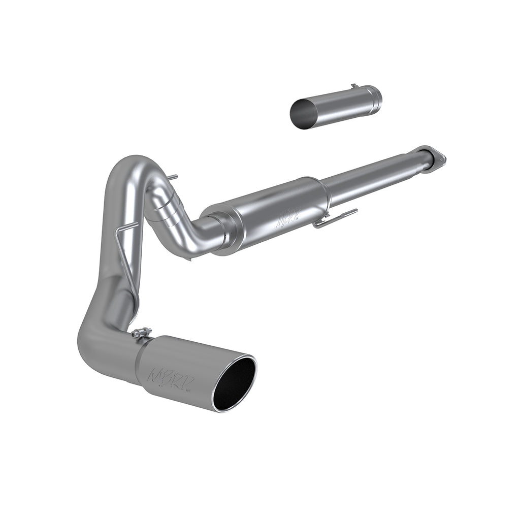 T409 Stainless Steel 4" Cat Back Single