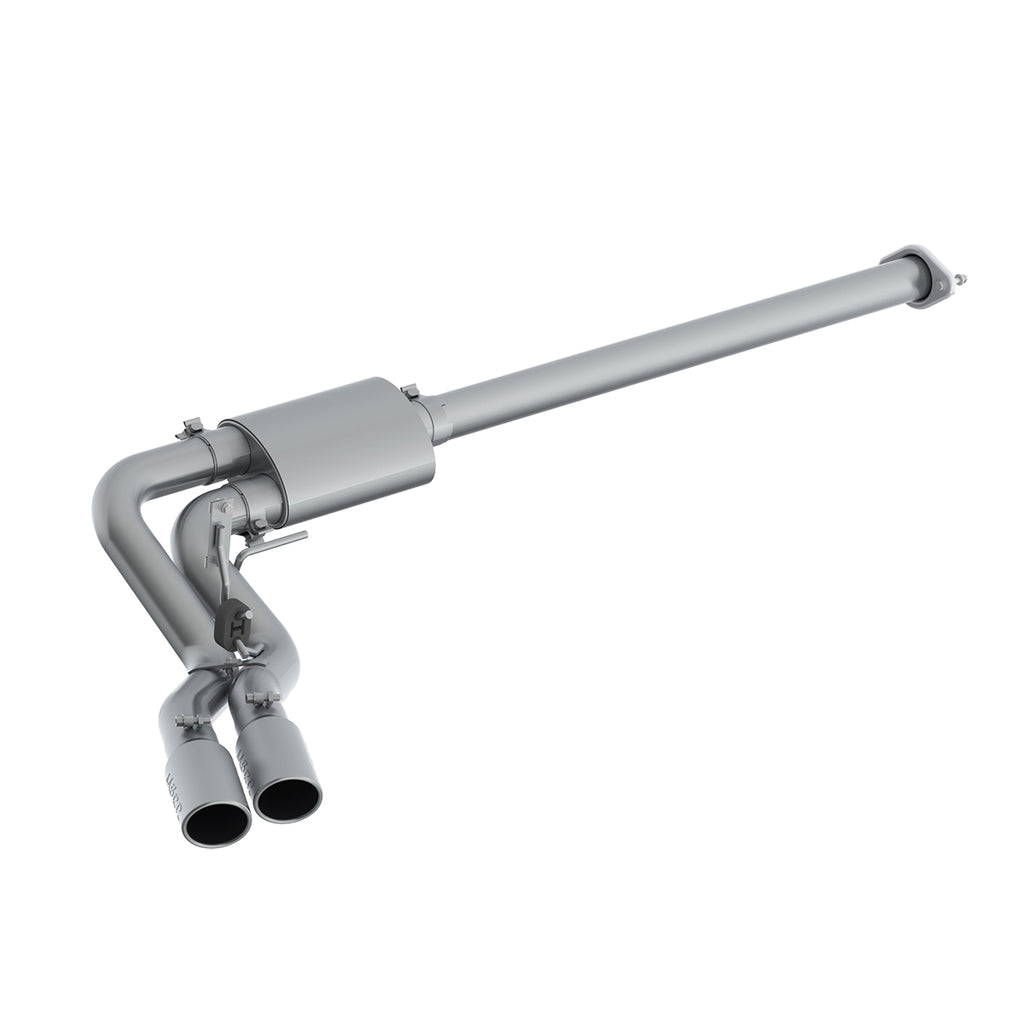 Aluminized Steel 3" Cat Back Pre-Axle Dual Outlet, Race Version