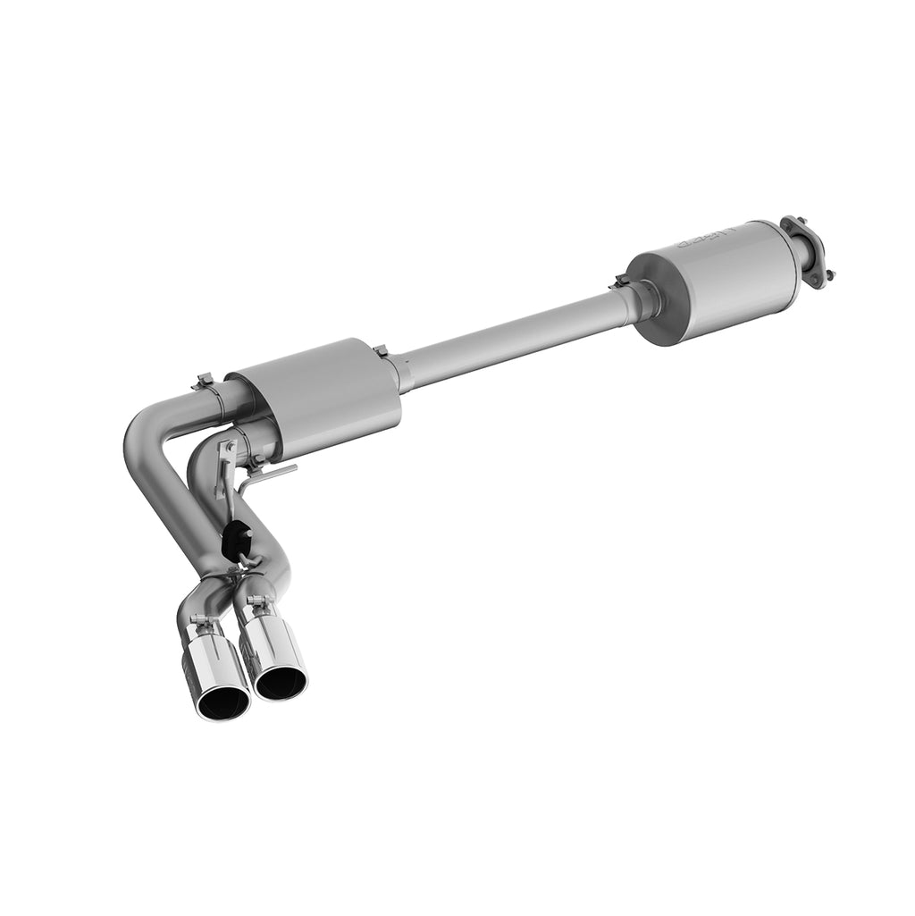 Aluminized Steel 3" Cat Back Pre-Axle Dual Outlet, Street Version