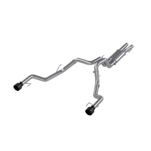T409 Stainless Steel 3" Resonator Back Dual Rear Exit