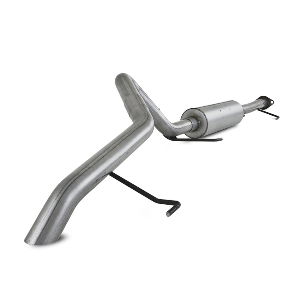 Aluminized Steel with NO TIPS 2.5"  Cat Back Single Rear
