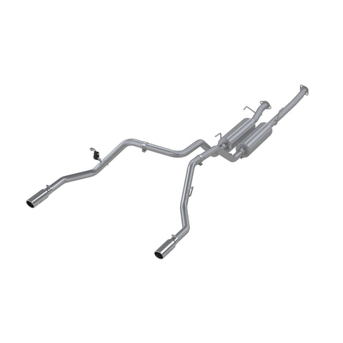 T409 Stainless Steel 2.5" Cat Back Dual Split Rear