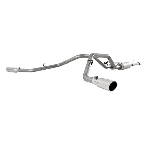 T409 Stainless Steel 2.5" Cat Back Dual Split Side