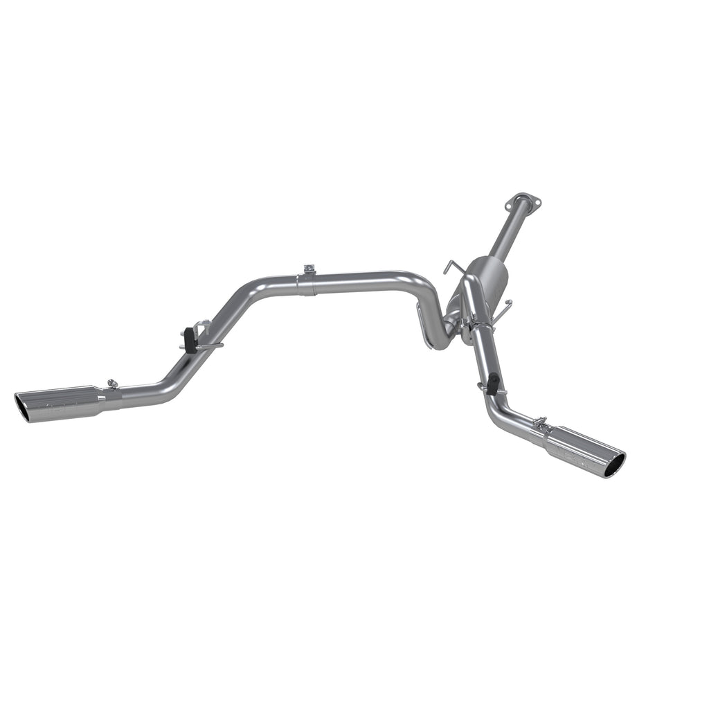 T409 Stainless Steel 2.5" Cat Back Dual Split Side
