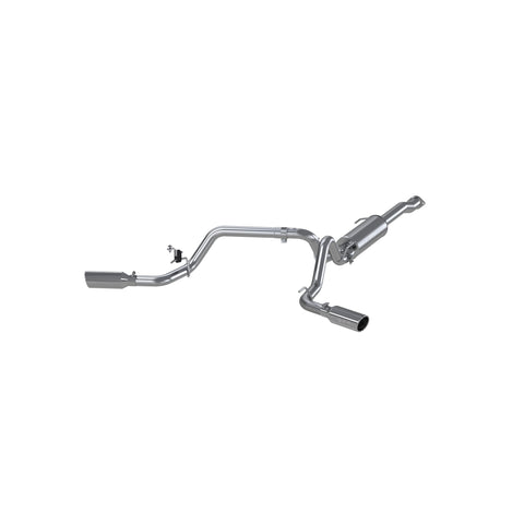 T409 Stainless Steel 3" Cat Back Dual Split Side