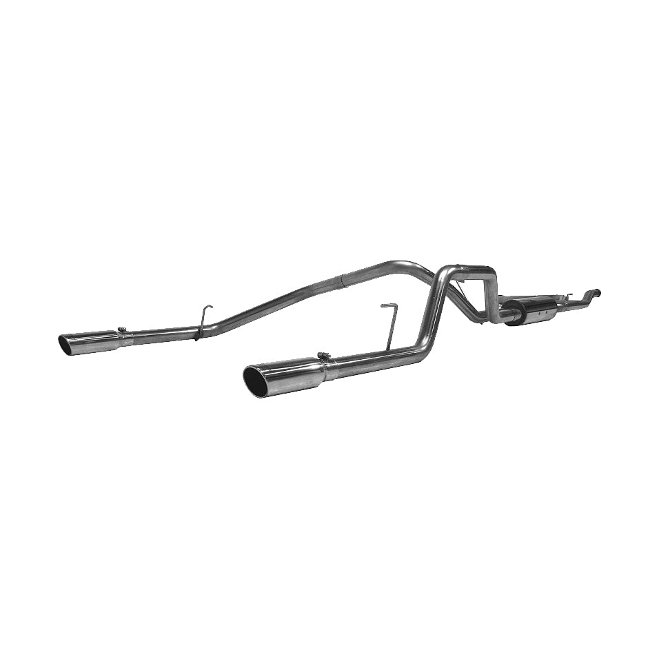 T409 Stainless Steel 2.5" Cat Back Dual Split Rear