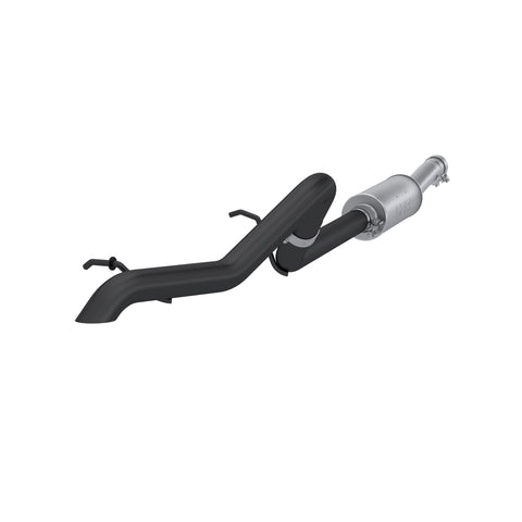 Black Coated 2.5" Off-Road Tail Pipe Pre-Axle Muffler