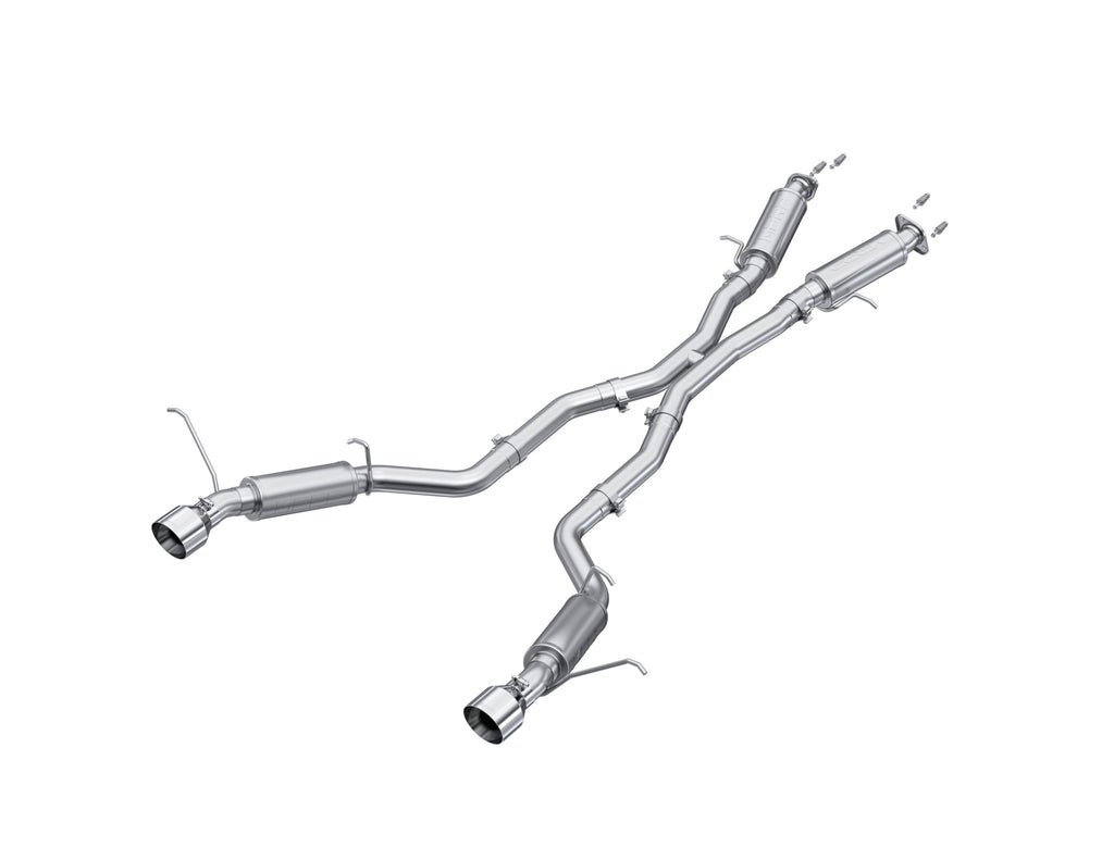 Aluminized Steel, 3" Cat-Back, Dual Rear Exit