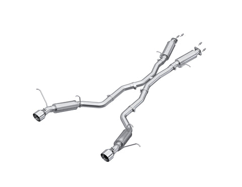 Aluminized Steel, 3" Cat-Back, Dual Rear Exit