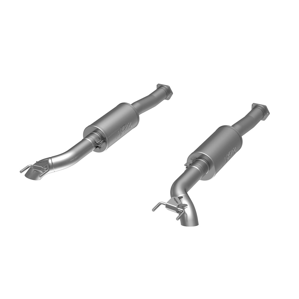 T304 Stainless Steel 3"  Cat Back Dual Turn Down