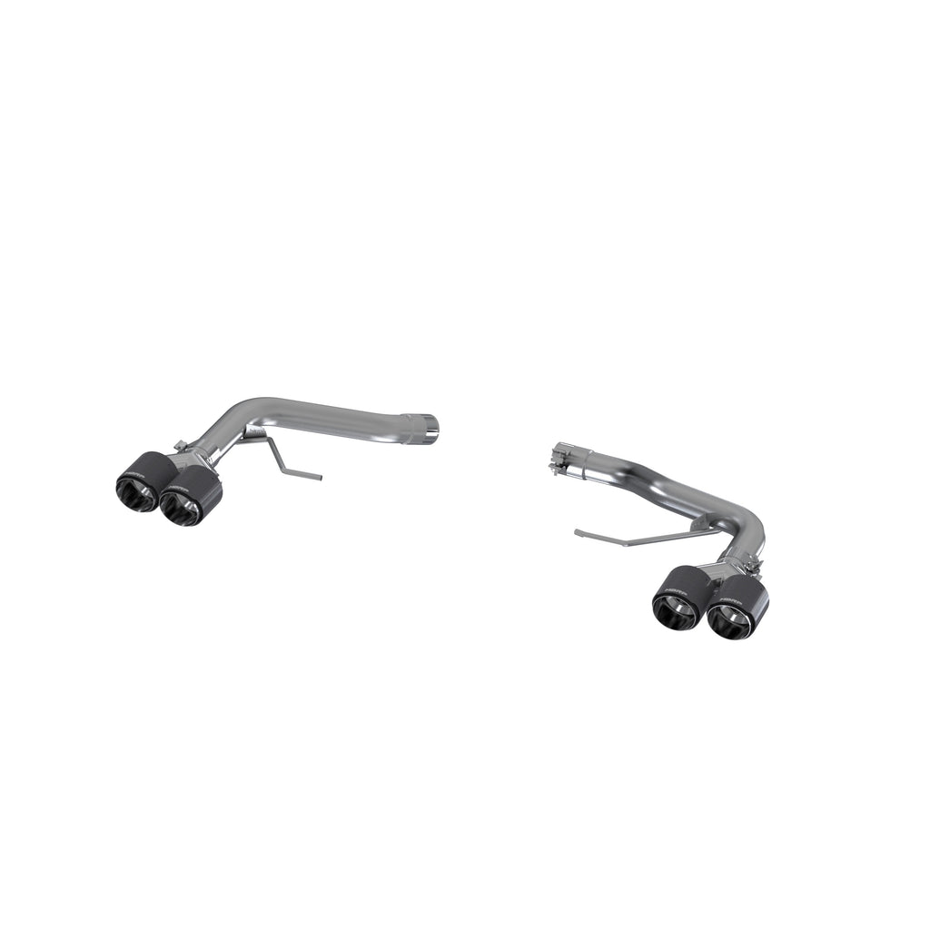 T304 Stainless Steel 2.5" Axle Back Dual Split Rear Exit Muffler Bypass
