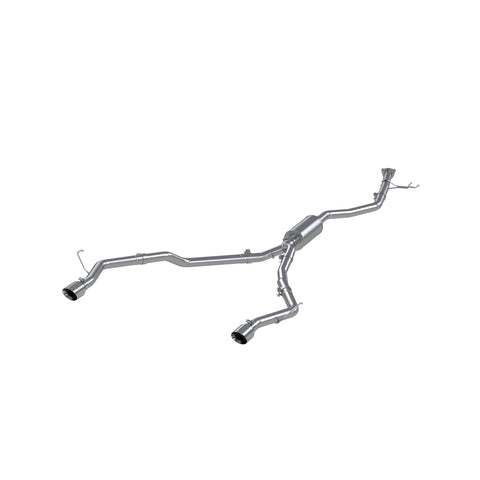 T304 Stainless Steel, 2.5" Cat-Back, Dual Split Rear Exit