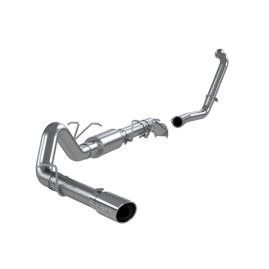 Aluminized Steel 4" Turbo Back Single Side Exit  (Retains Factory Cat)