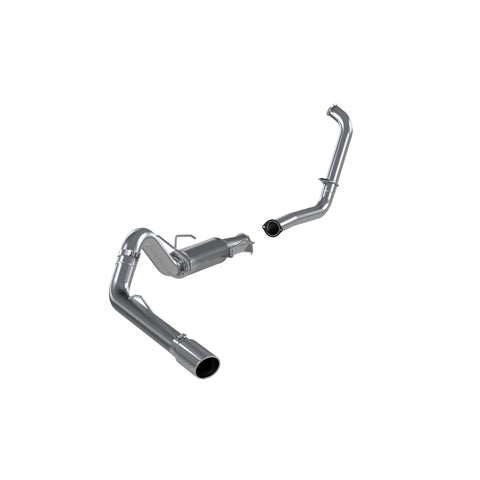 T409 Stainless Steel 4" Turbo Back Single Side Exit (Retains Factory Cat)