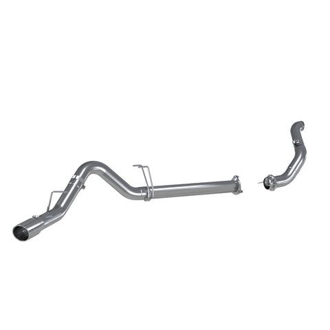 Aluminized Steel 4" Filter Back Single Side Exit Down Pipe