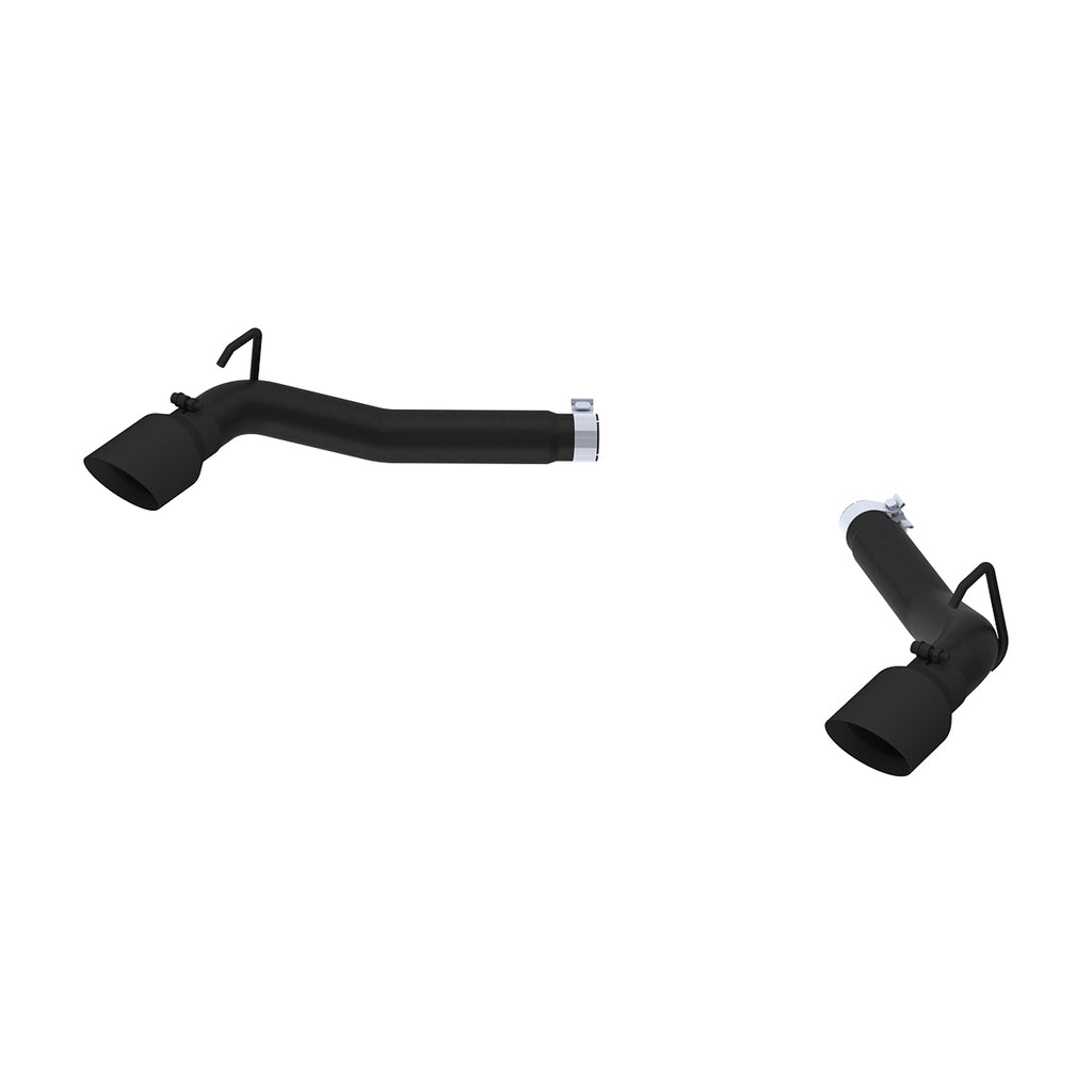 Black Coated 3" Axle Back Muffler Bypass