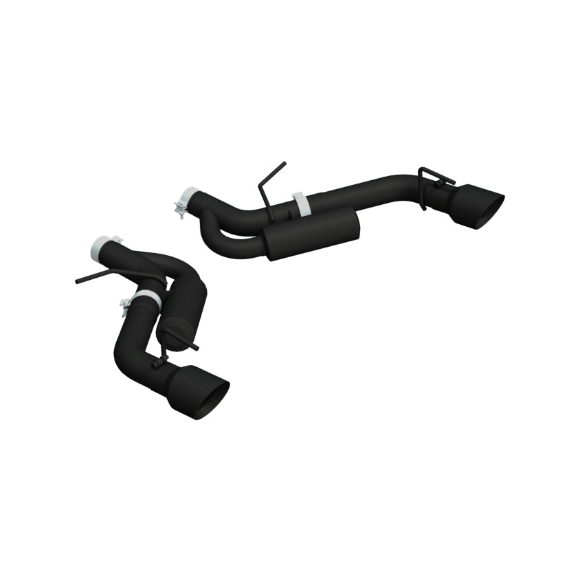 Black Coated 3" Dual Axle Back