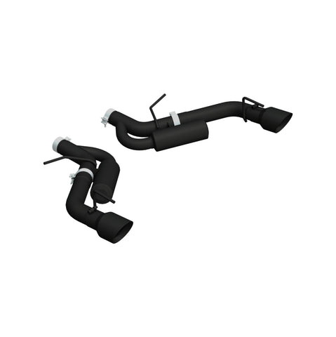 Black Coated 3" Dual Axle Back