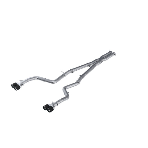 T304 Stainless Steel 3" Dual Rear Cat-Back, Quad Tips (Race Version)
