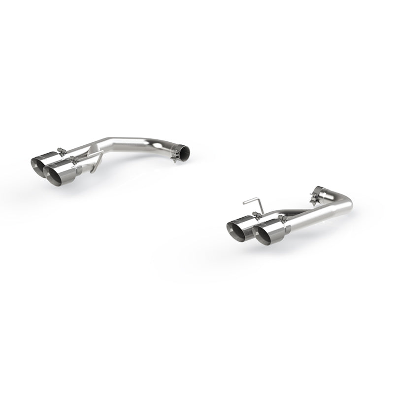 T304 Stainless Steel 2.5" Axle Back with Quad Dual Wall Tips