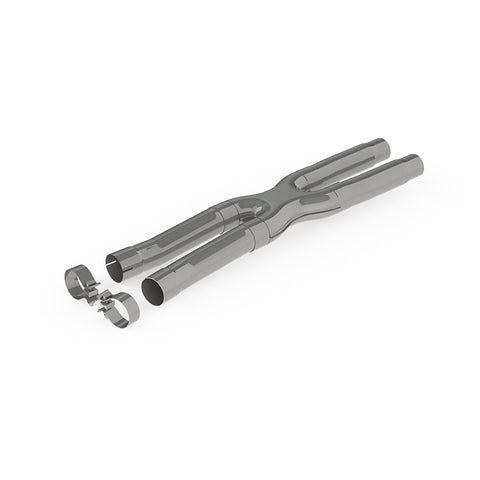T409 Stainless Steel 2.5"  Resonator Bypass X-Pipe