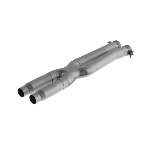 T409 Stainless Steel 3"  Resonator Bypass X-Pipe