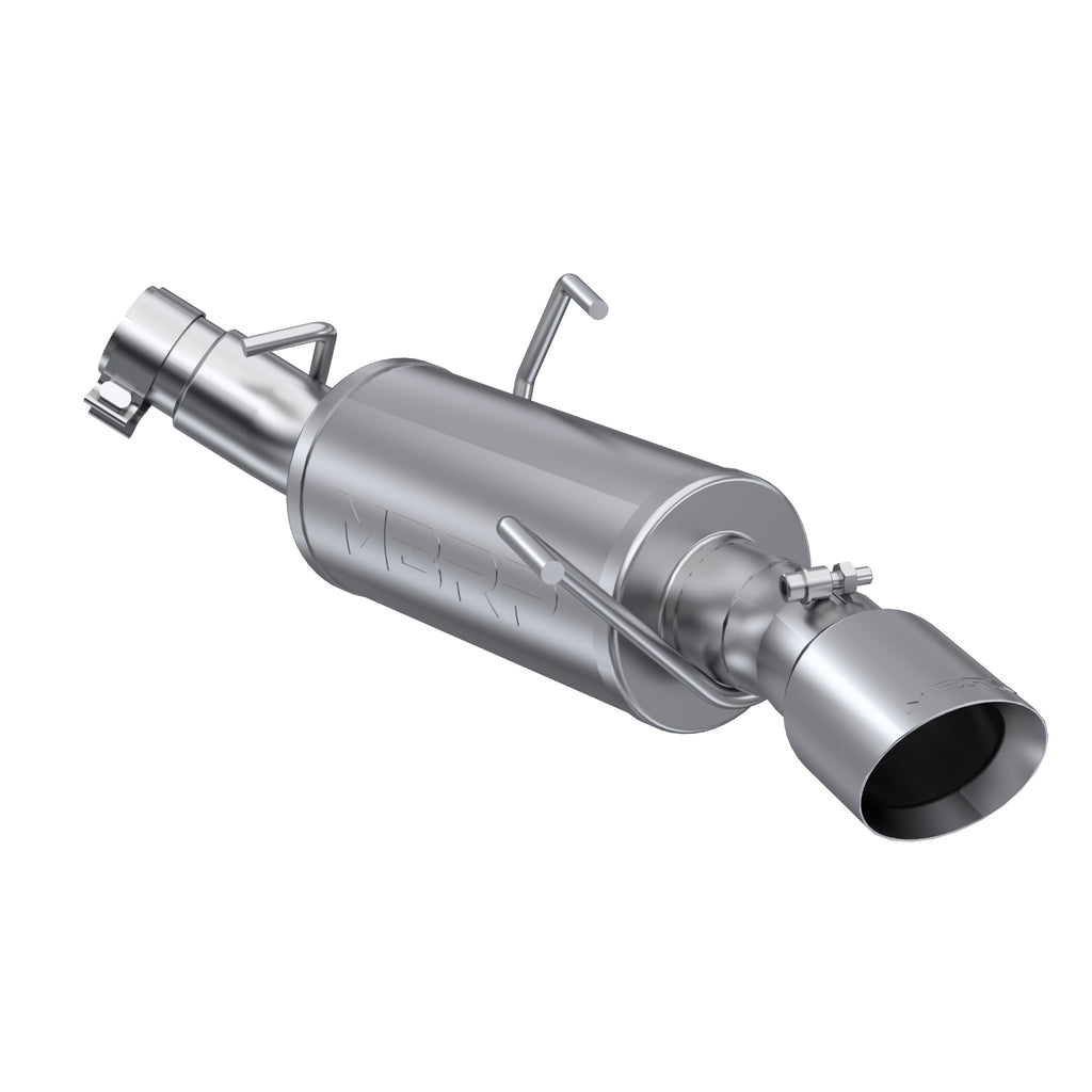 Aluminized Steel 3" Axle Back, Single Rear Exit