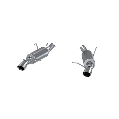 Aluminized Steel 3" Dual Muffler Axle Back Split Rear