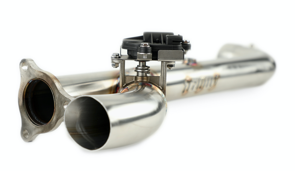 SIDE PIECE Header Pipe with Electronic Cutout - RZR Turbo