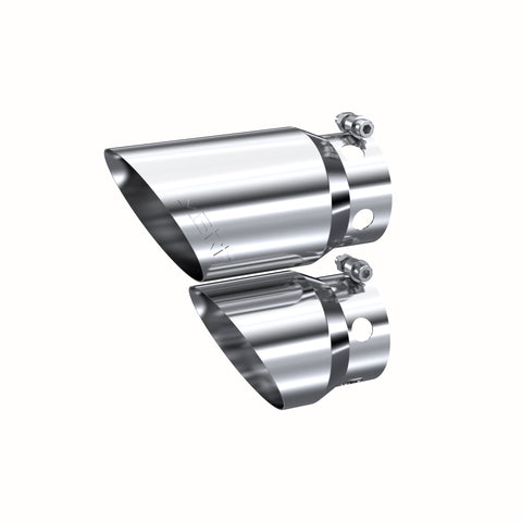 T304 Stainless Steel Tip 4" inlet 5" Tip Cover Set - 6.75"; 9.75" length
