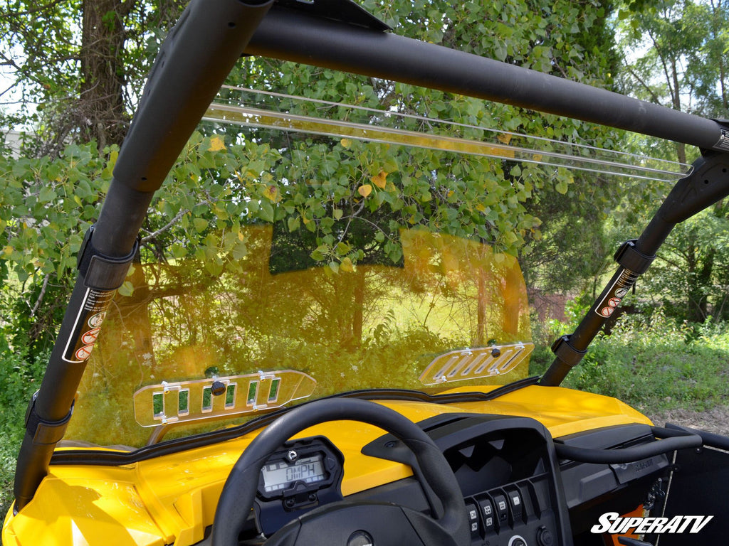 Can-Am Commander Scratch Resistant Vented Full Windshield - Warranty Killer Performance