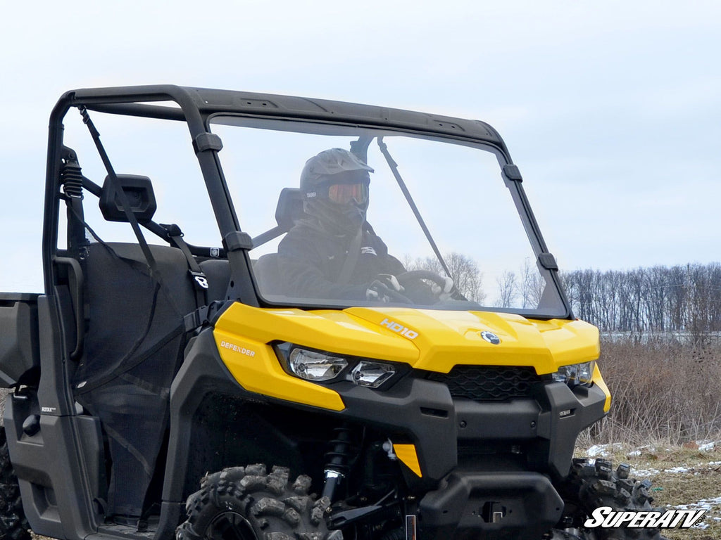 Can Am Defender Scratch Resistant Full Windshield - Warranty Killer Performance