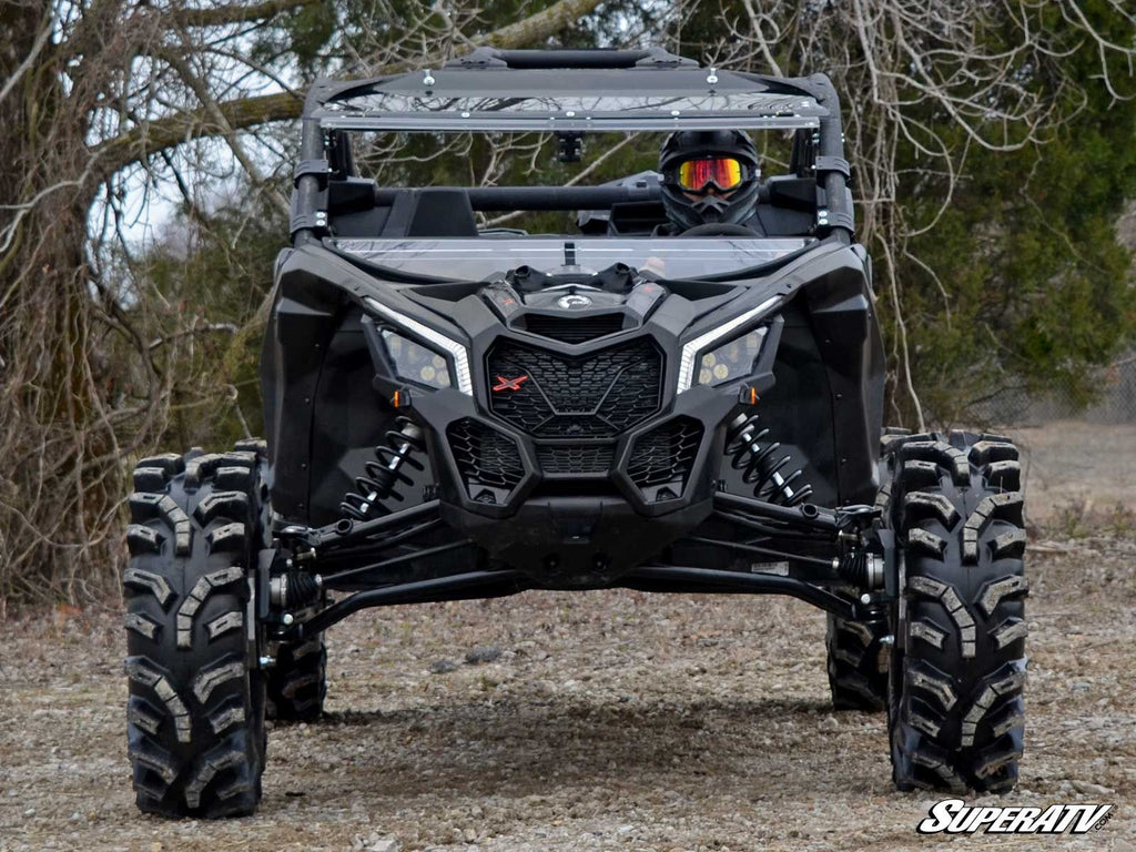 Can-Am Maverick X3 Scratch Resistant Flip Windshield - Warranty Killer Performance