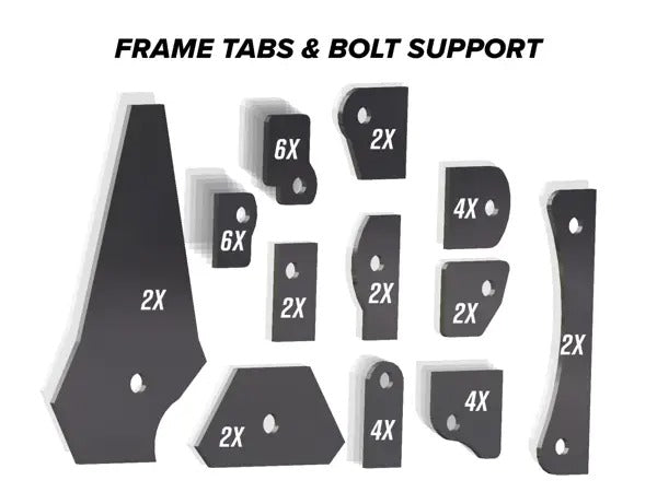 Can-Am Defender Weld-In Gusset Kit