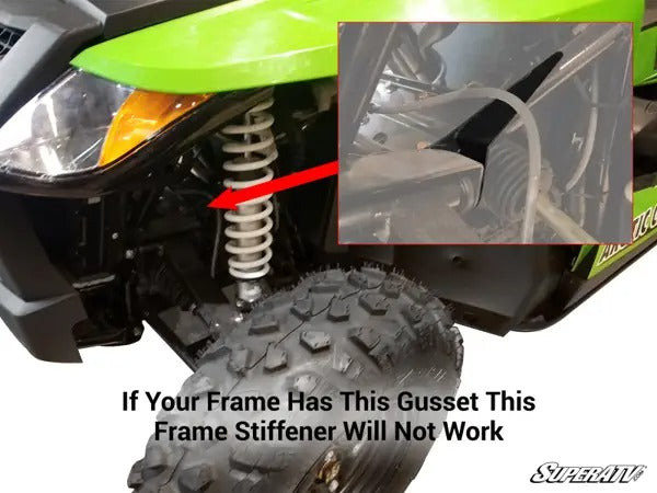 Arctic Cat Wildcat Trail Frame Stiffener / Gusset Kit