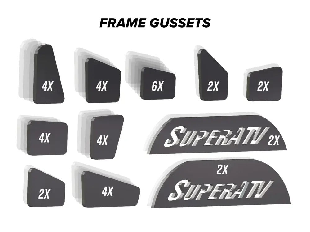 Can-Am Defender Weld-In Gusset Kit